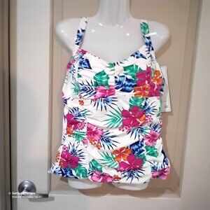 Tummy Thinner Tankini Top Real Bodies Real Solutions Sweetheart Underwire NWR 16